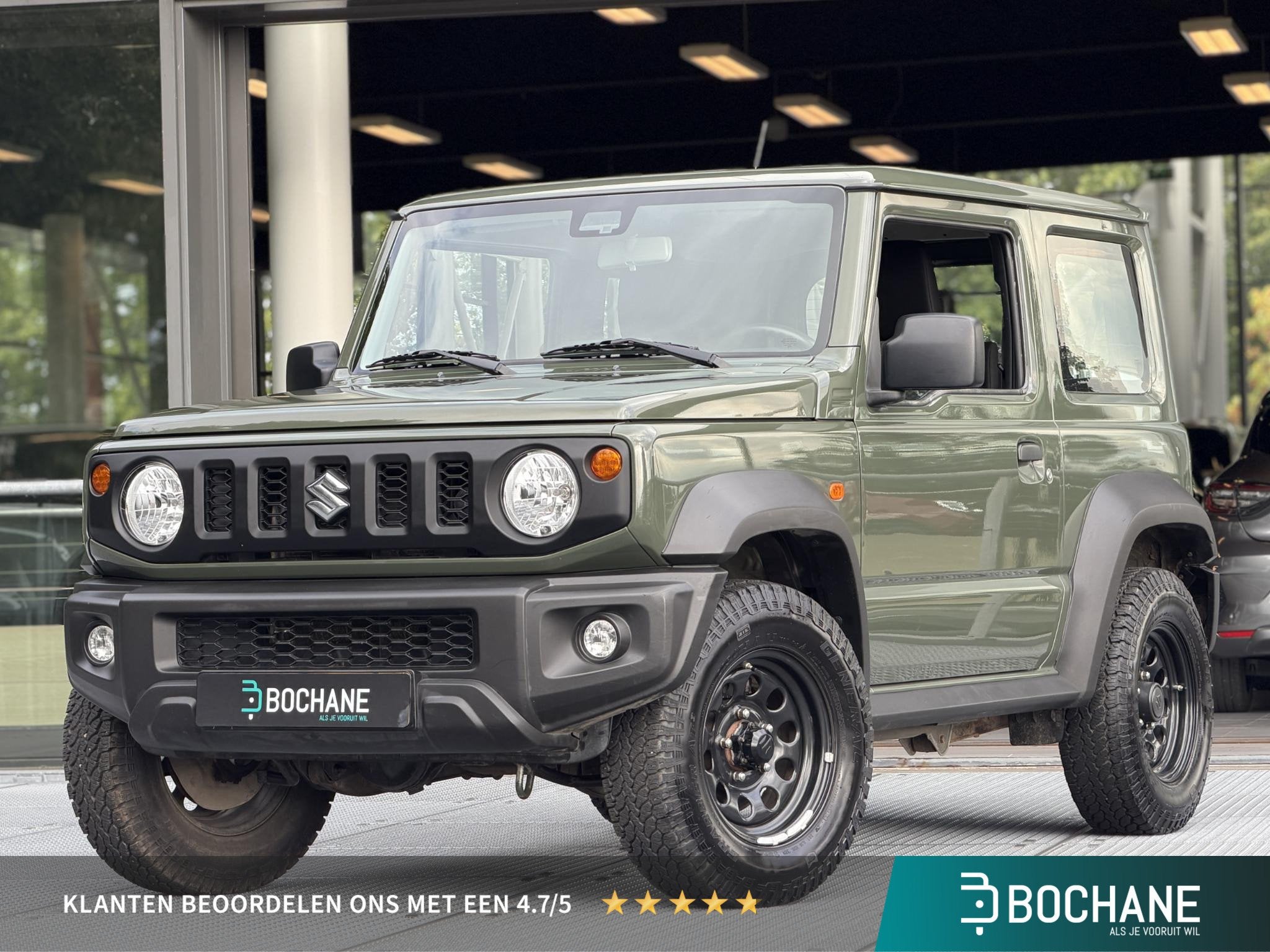 Suzuki Jimny 1.5 Comfort AllGrip 4-zits 102PK | Stoelverwarm, Auto's, Keurmerk '100% Onderhouden', Gebruikt, 4 cilinders, Lichtsensor