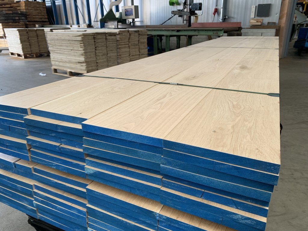 20x240 2x24 cm geschaafde en gedroogde eikenhouten planken, Doe-het-zelf en Verbouw, Nieuw, Eiken, Plank