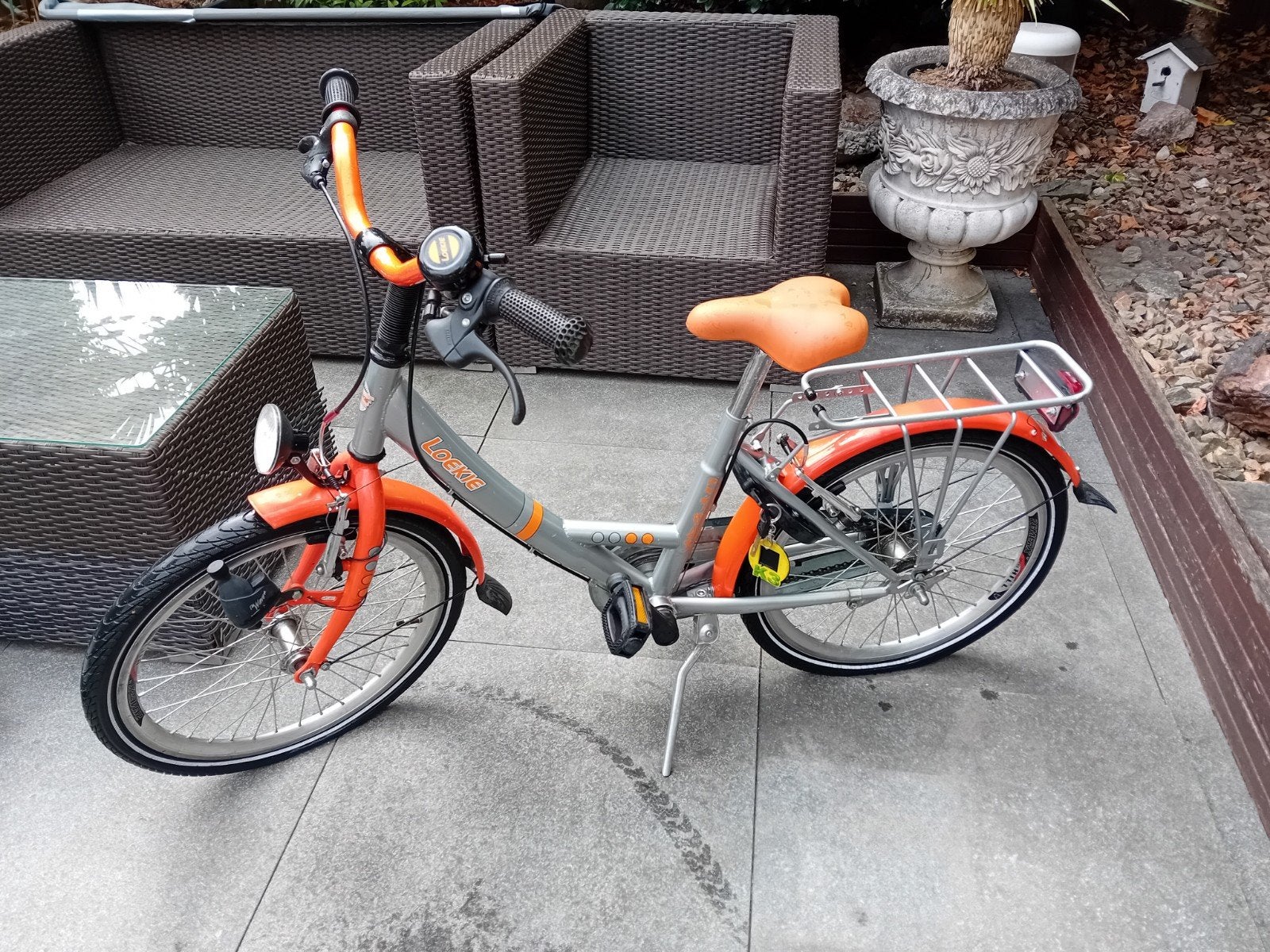 unisex kinderfiets 19" Loekie Urban, Fietsen en Brommers, Ophalen, Velgrem, Loekie, 16 tot 20 inch