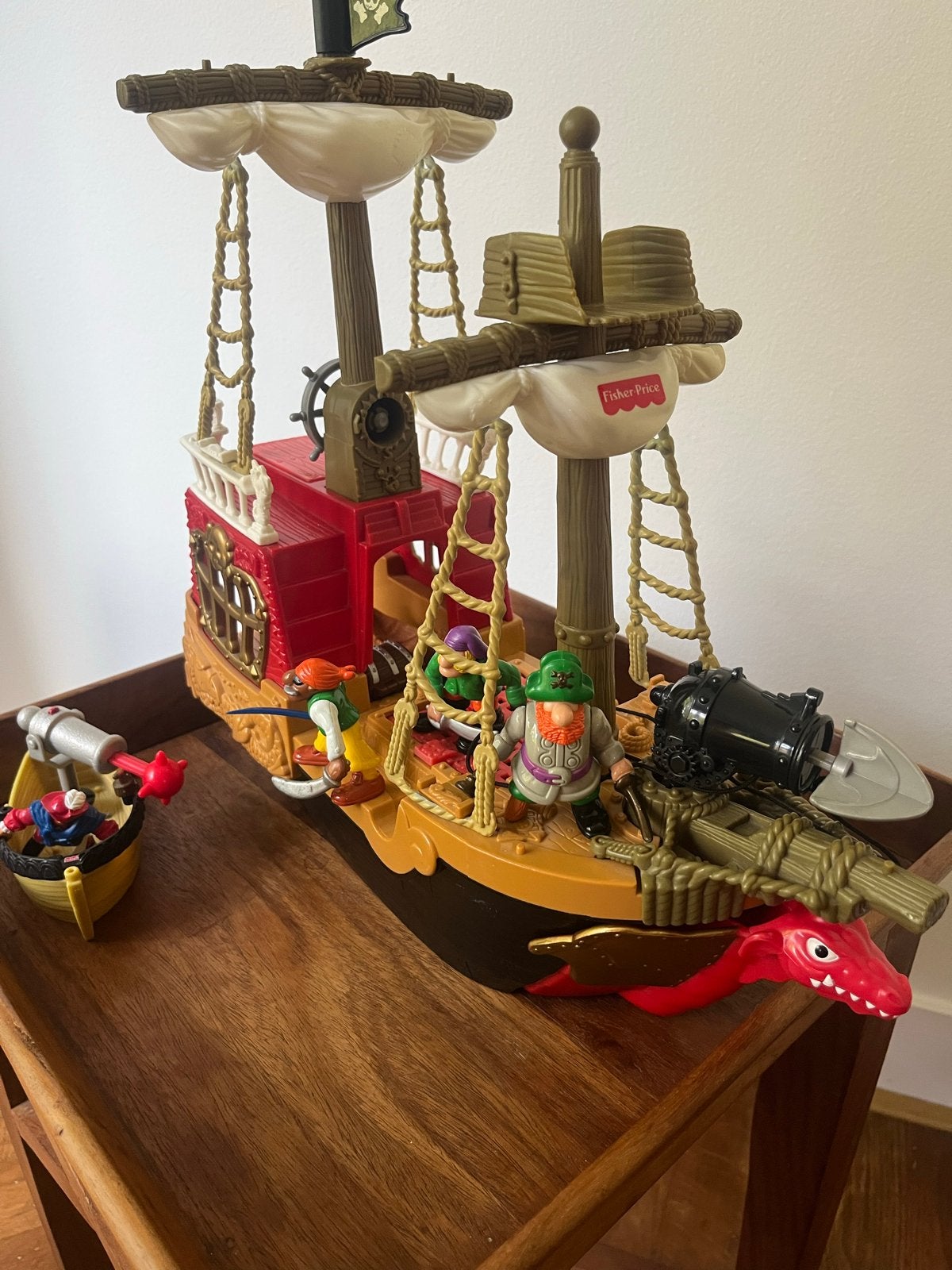 Fisher-Price Little People Piratenschip met accessoires, Ophalen, Gebruikt, Speelset