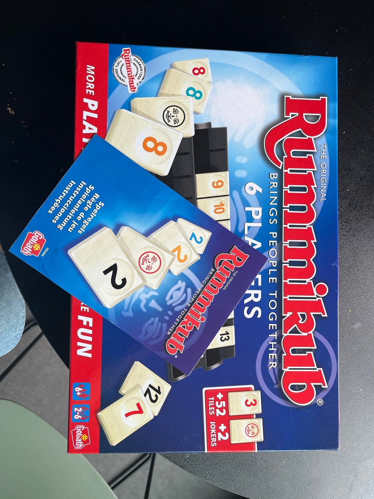 Rummikub - Het originele cijferspel voor 6 spelers, Hobby en Vrije tijd, Gezelschapsspellen | Bordspellen, Vijf spelers of meer