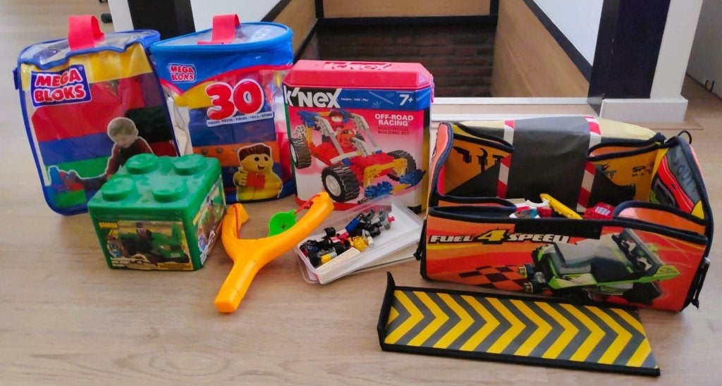 Megabloks, KNEX, Lego Racers - Nieuw & weinig gebruikt - €25, Lego, Ophalen of Verzenden, Zo goed als nieuw, Complete set