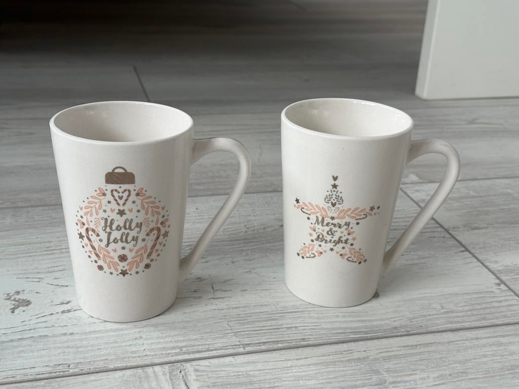 Grote mokken, Huis en Inrichting, Keuken | Servies, Overige materialen, Ophalen of Verzenden, Zo goed als nieuw, Overige stijlen
