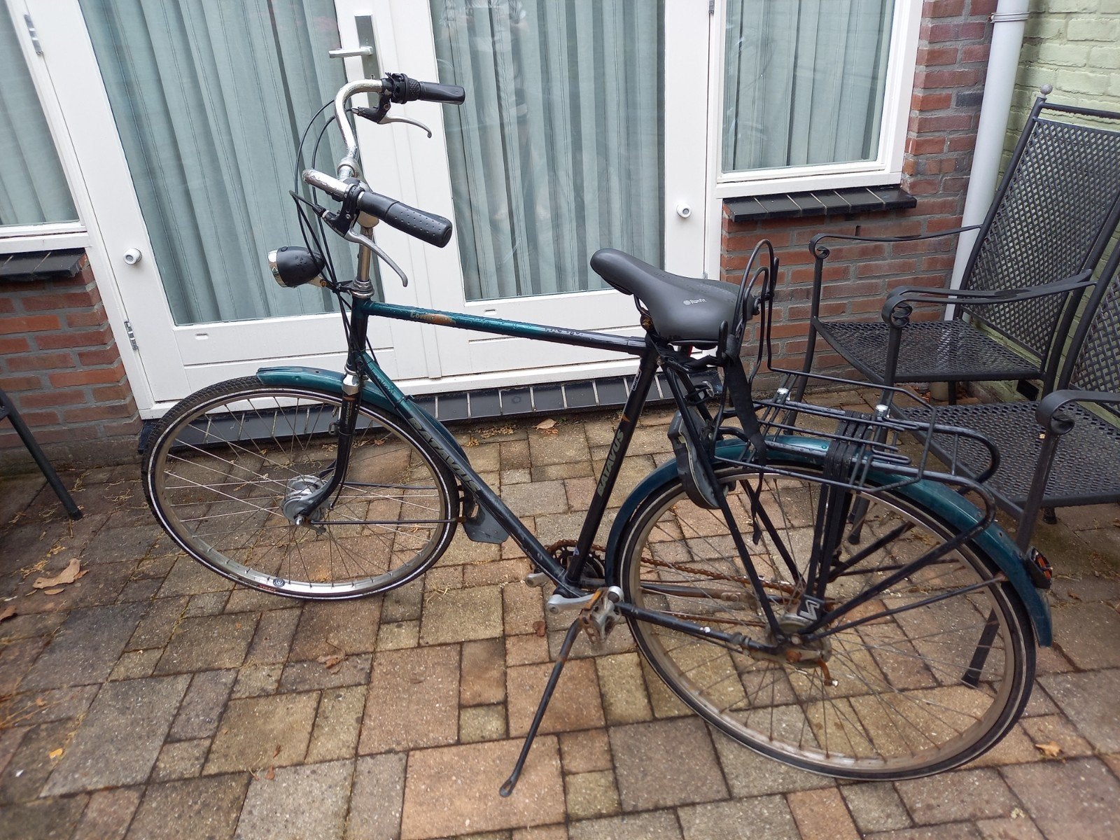 Batavus stadsfiets met bagagedrager, Fietsen en Brommers, Fietsen | Heren | Herenfietsen, Ophalen of Verzenden, Gebruikt, Batavus