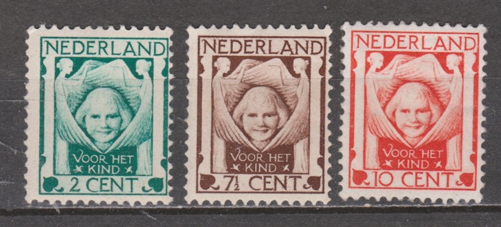 NVPH 141 - 143 PF Kinderzegels 1924 ; OUD NEDERLAND p/stuk, Postzegels en Munten, Ophalen of Verzenden, T/m 1940, Postfris