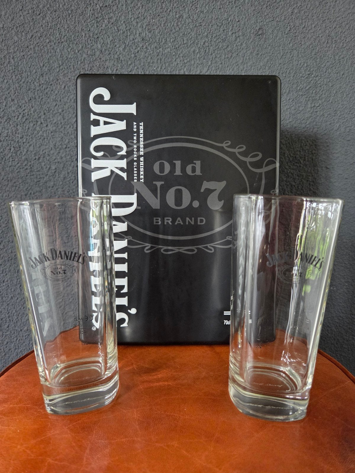Jack Daniel's glazen set met originele verpakking, Ophalen of Verzenden, Zo goed als nieuw