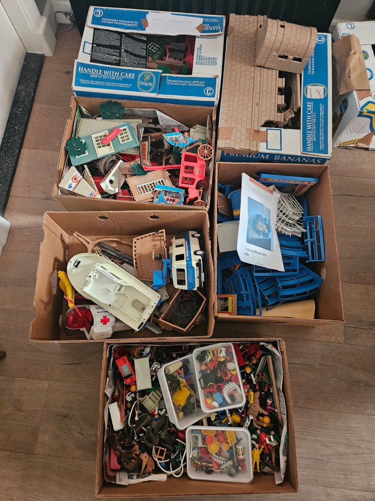 Grote Playmobil collectie: jaren 80 vintage, Ophalen, Gebruikt, Los playmobil