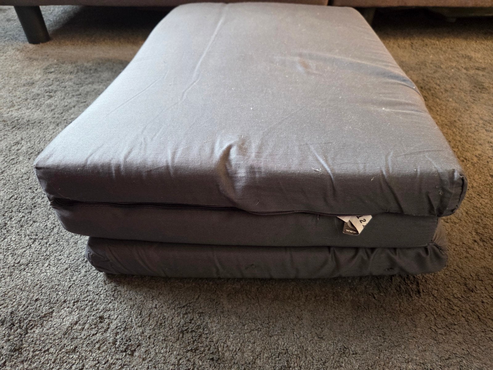 matras voor campingbed inclusief badstof hoes, Ophalen of Verzenden, Gebruikt, Reisbedje