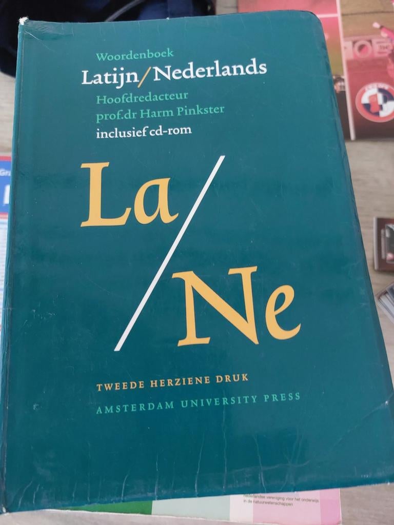 Diverse schoolboeken en lesmateriaal te koop aangeboden, Gelezen, Latijn, Harm Pinkster, Noordhoff Uitgevers, Prisma, HAVO