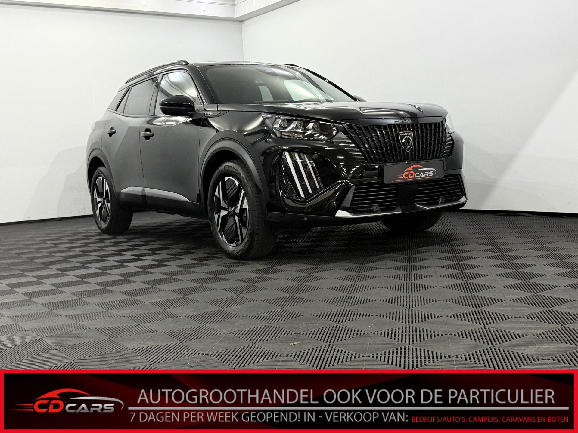 Peugeot 2008 1.2 Hybrid 136 GT Camera, Navi, Virtual desk, H, Auto's, 1272 kg, 136 pk, Gebruikt, Leder en Stof