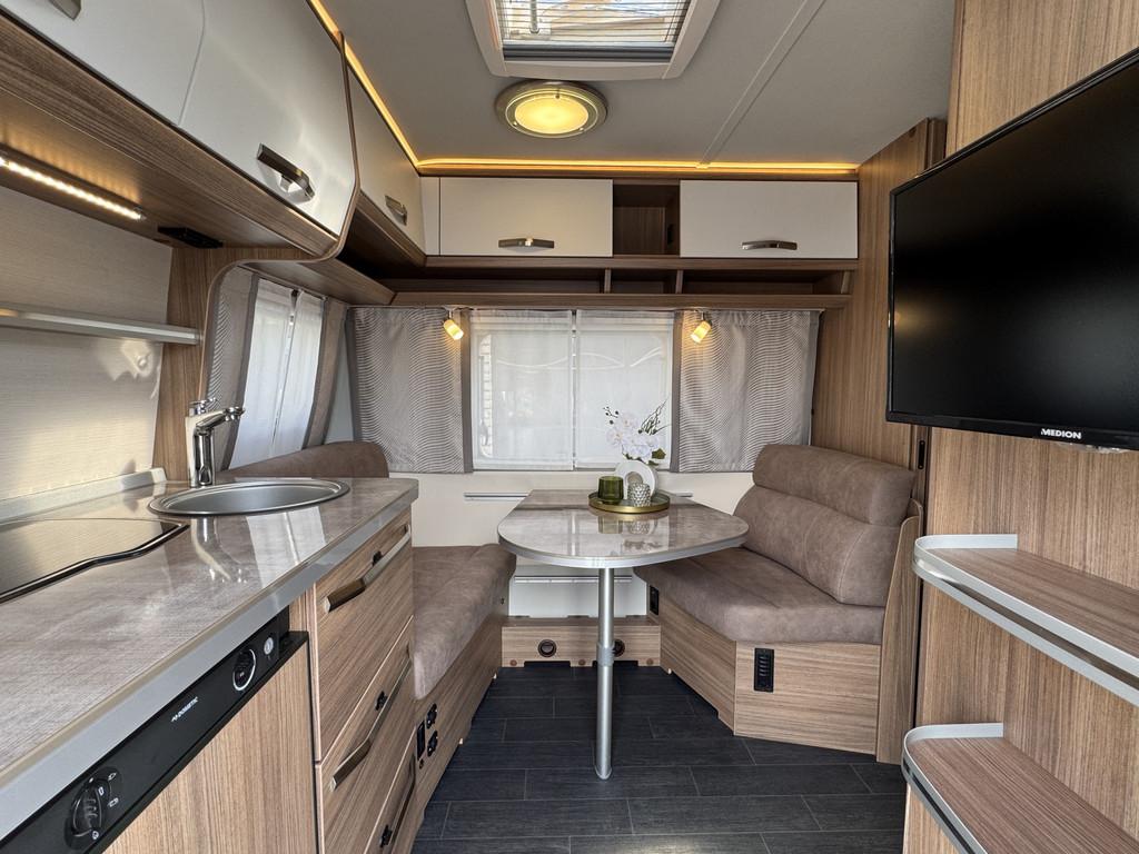 Tabbert Rossini 450E Finest Edition BOMVOL OPTIES *Enkele be, Caravans en Kamperen, Vast bed, Tabbert, Bedrijf, Tot en met 3