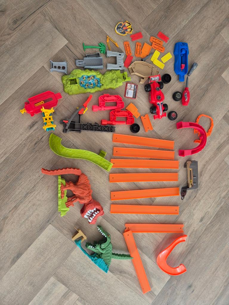 Hot Wheels Dino Track Set Accessoires, Ophalen of Verzenden, Gebruikt