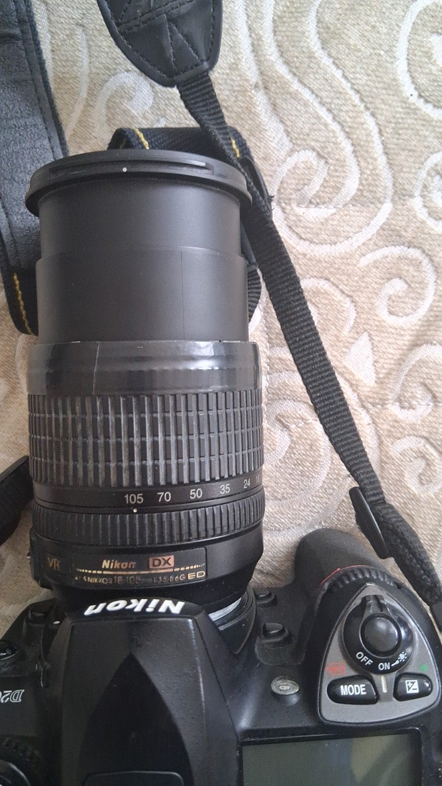 Nikon D200 spiegelreflexcamera met Nikkor DX 18-105mm lens, Spiegelreflex, Ophalen of Verzenden, Niet werkend, Nikon