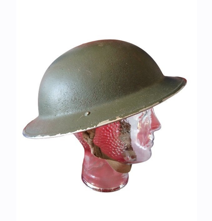 Britse Mk2 Combat Helm Wo2, Ophalen of Verzenden, Engeland, Helm of Baret