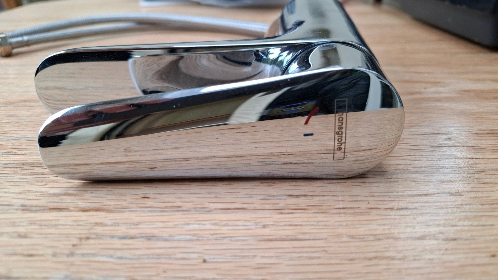 Hansgrohe wastafelkraan chroom - ls nieuw, Ophalen, Zo goed als nieuw, Chroom, Kraan