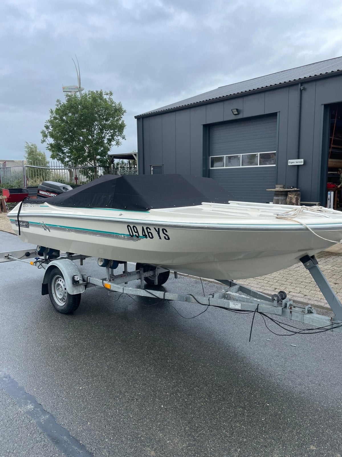 Beekman 460 ultra 60pk mercury, Watersport en Boten, Ophalen, Beekman, Zo goed als nieuw, Minder dan 70 pk