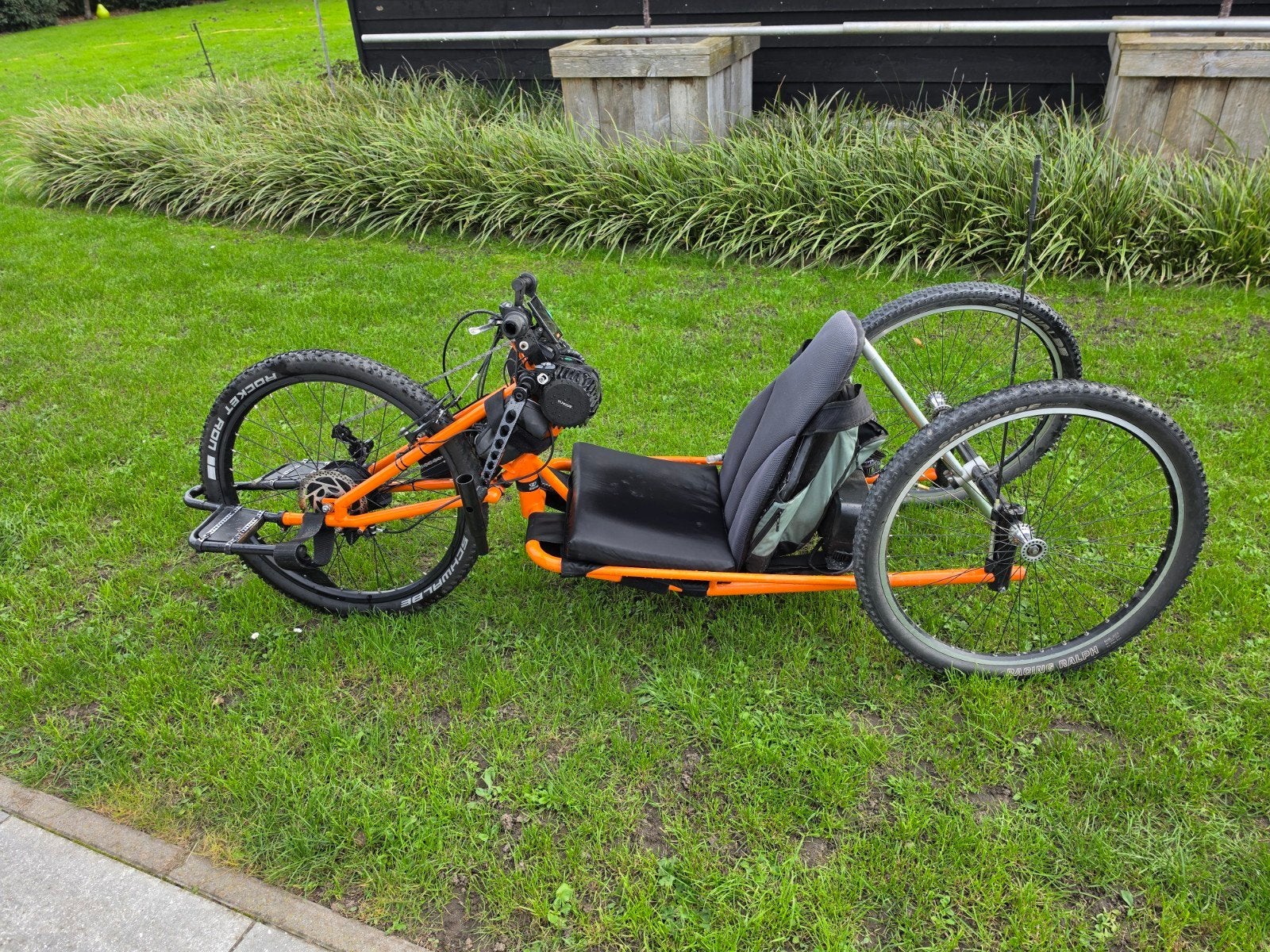Praschberger handbike  met elektrische ondersteuning, Fietsen en Brommers, Ophalen, Gebruikt, Praschberger