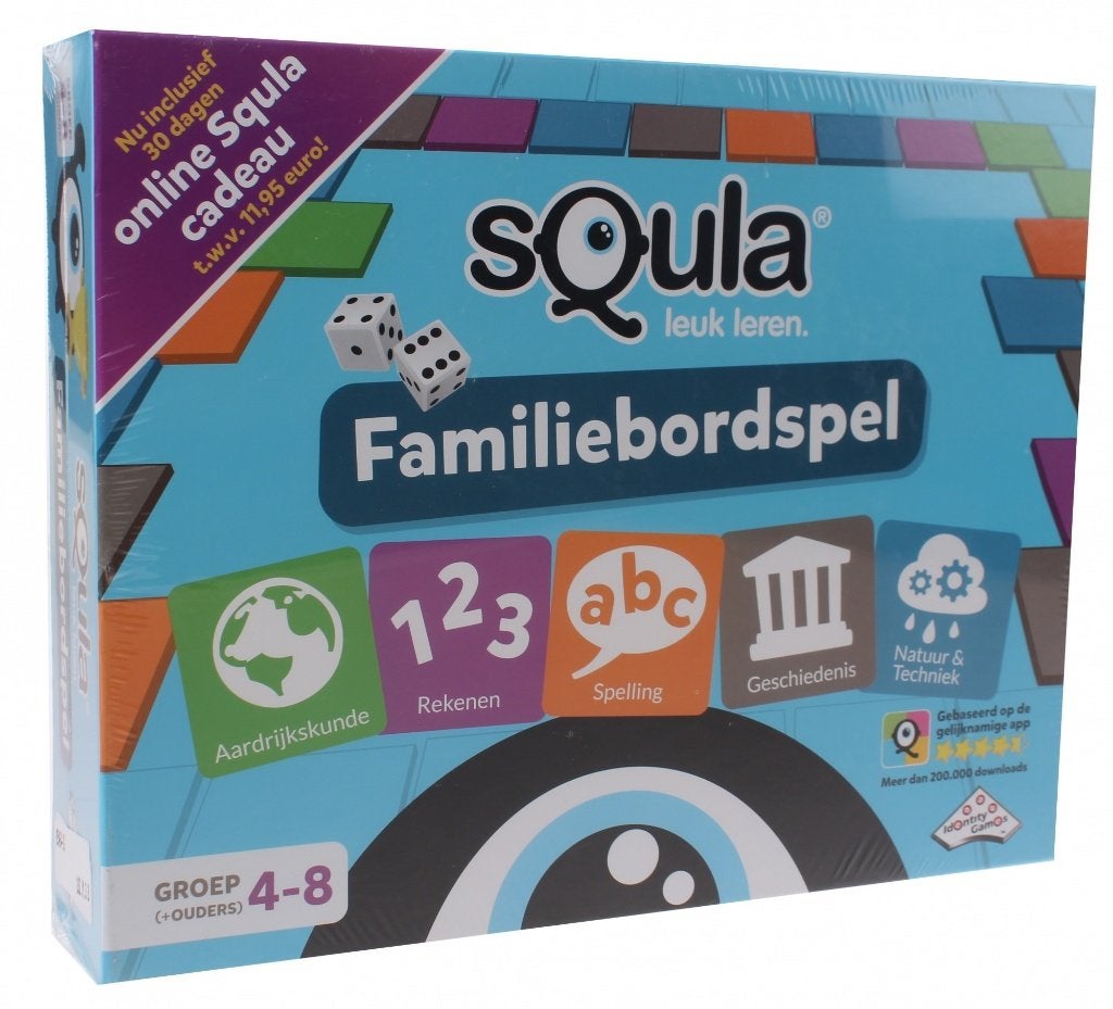 Squla Familiebordspel (leuk leren) - NIEUW, Kinderen en Baby's, Speelgoed | Educatief en Creatief, Nieuw, Puzzelen, Taal en Lezen