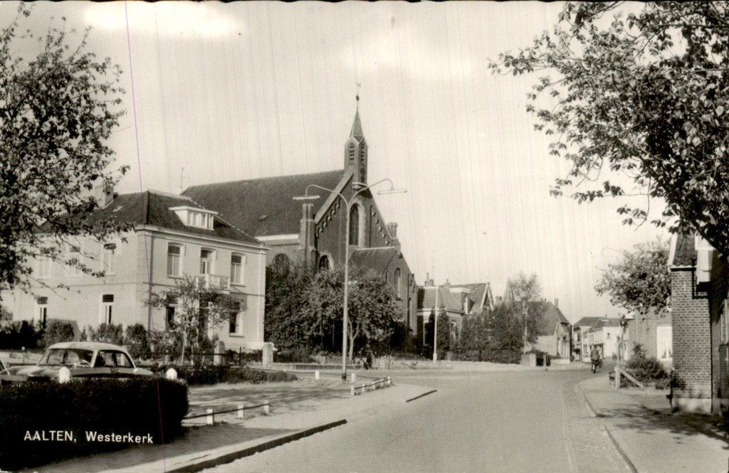 Aalten - Westerkerk -, Verzamelen, Ophalen of Verzenden, 1940 tot 1960, Gelopen, Gelderland