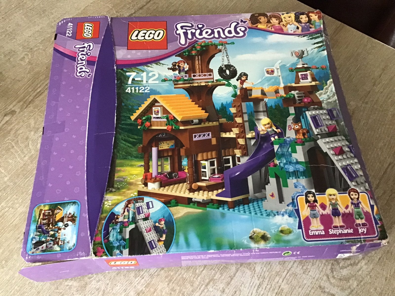 Lego friends Avonturenkamp Boomhut 41122 + DOOS, Ophalen of Verzenden, Zo goed als nieuw