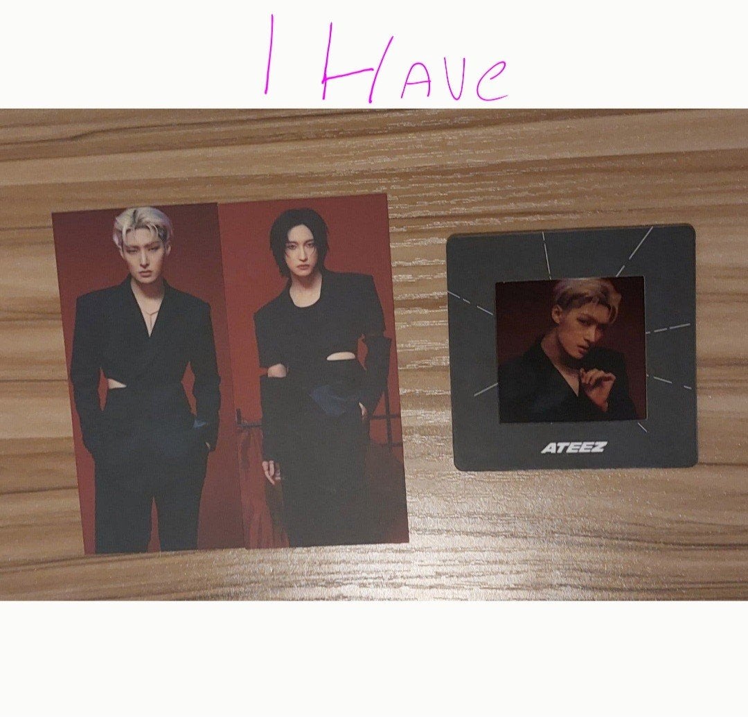 | WTT | ATEEZ GHp.2 inclusions preferably for the same set, Ophalen of Verzenden, Zo goed als nieuw, Foto of Kaart