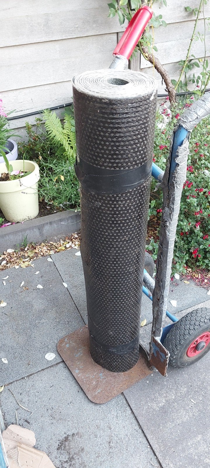 Rol dakleer 5 mtr, Ophalen, Overige materialen, Zwart, Nieuw