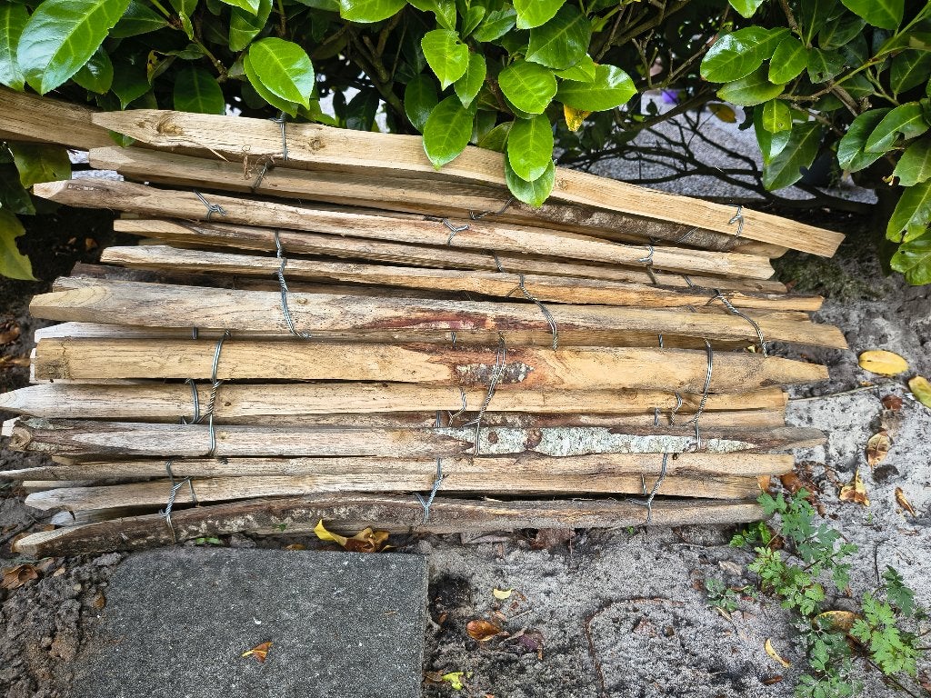 Resterende delen schapenhek, Ophalen, Nieuw, Hout, Tuinhek