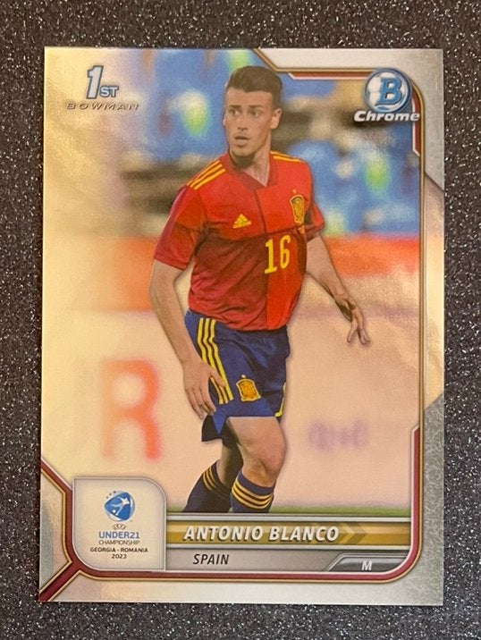 Topps & Bowman CHROME ‘22     1st BOWMAN    BLANCO   ESPAÑA, Verzenden, Zo goed als nieuw, Plaatje