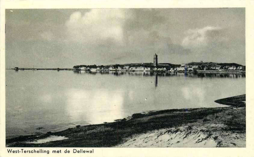 300-370-027 West-Terschelling met de Dellewal, Verzenden, Voor 1920, Friesland