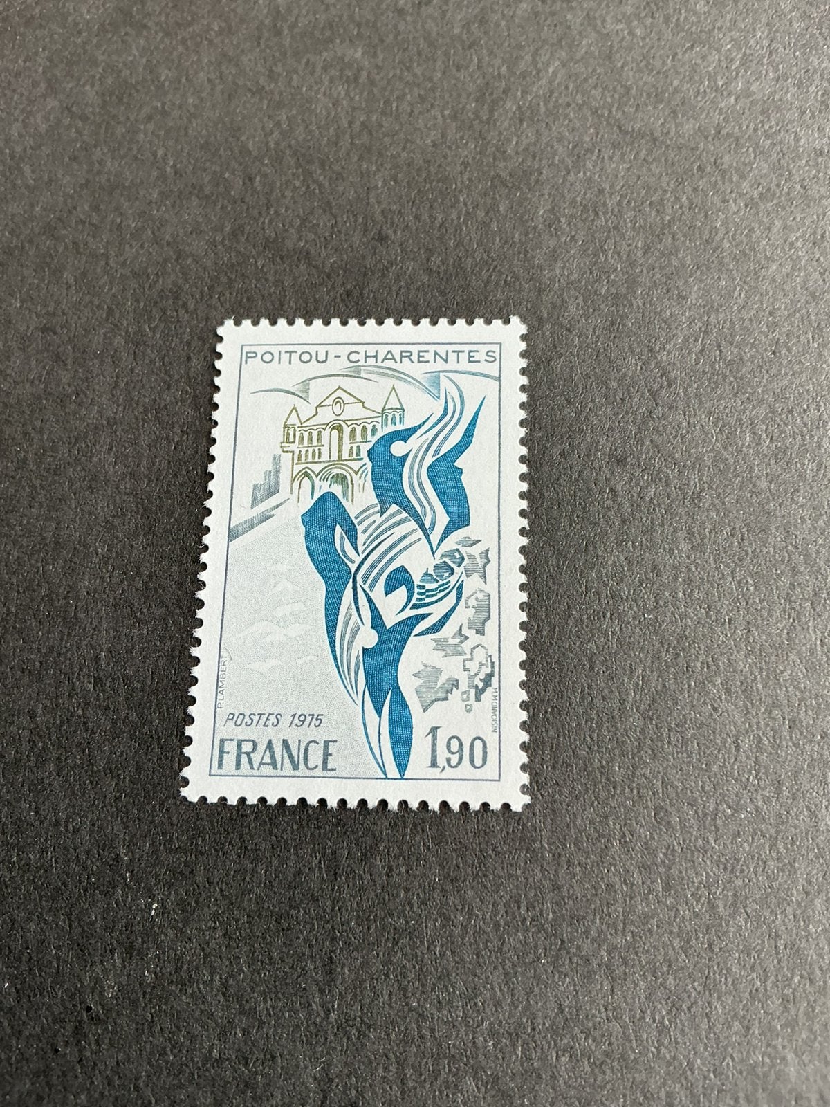 Frankrijk 1975:  Poitou-Charentes, Verzenden, Postfris