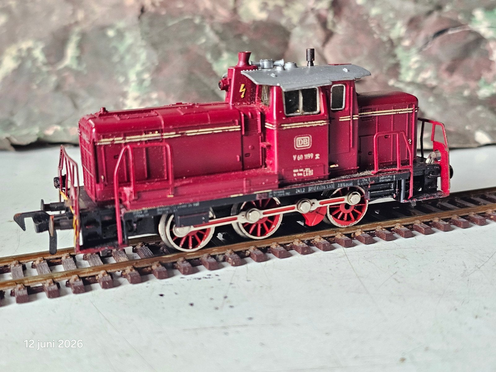 Fleischmann V60 rangeerlocomotief HO, nagekeken en gesmeerd, Ophalen of Verzenden