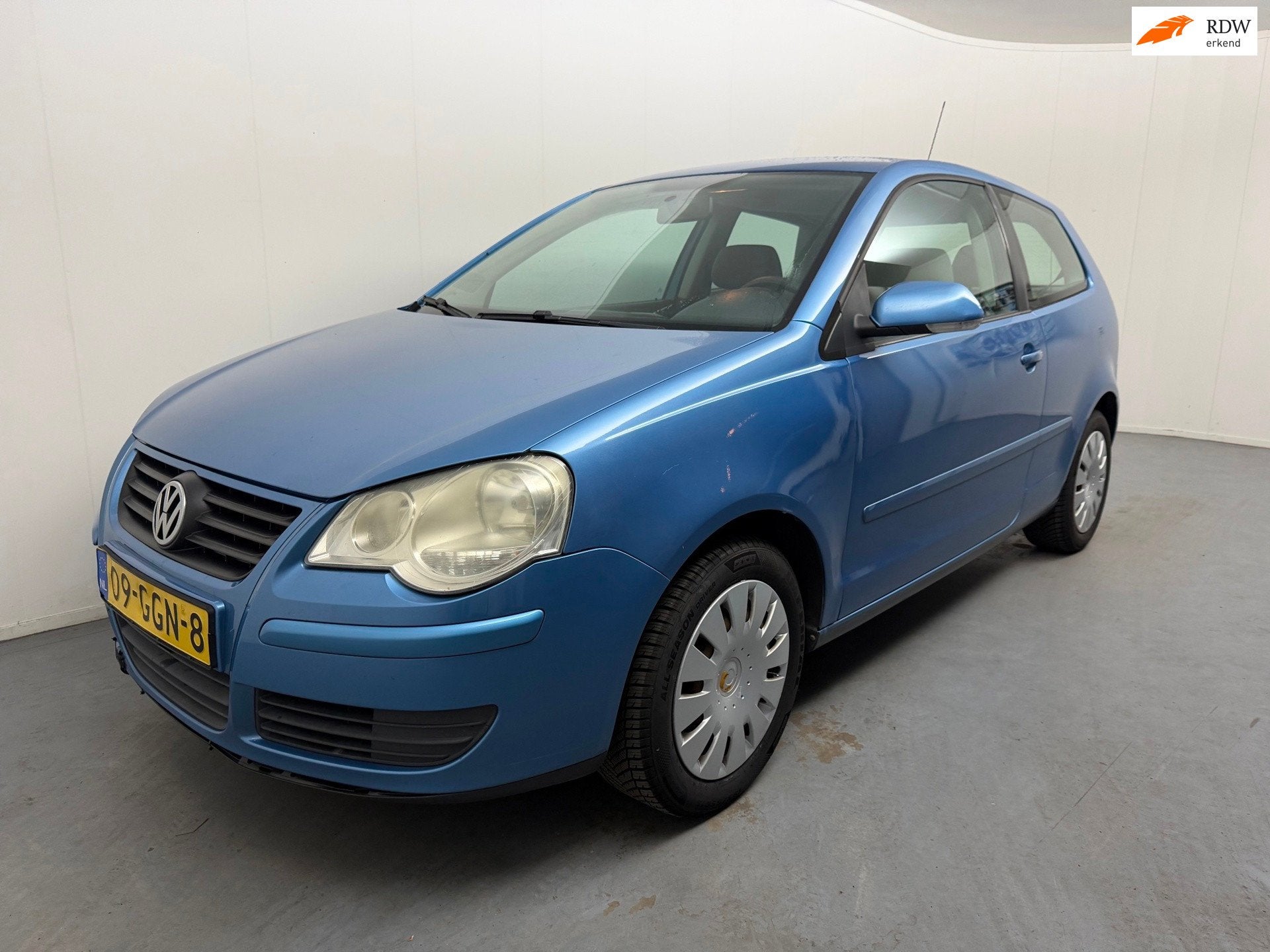 Volkswagen Polo 1.4-16V Comfortline # Airco # Groot scherm #, Voorwielaandrijving, Dealer onderhouden, 4 cilinders, Blauw