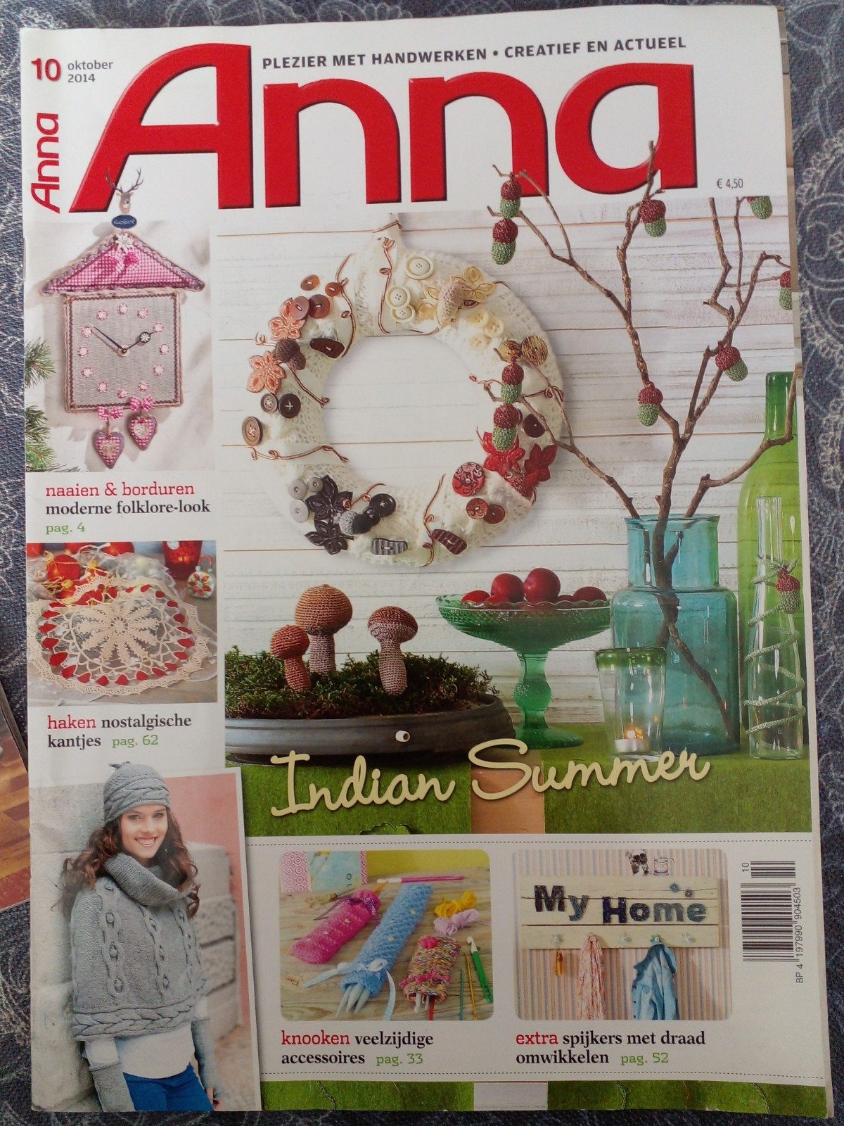 Anna Tijdschrift Oktober 2014 - Handwerken & Knutselen, Verzenden, Zo goed als nieuw
