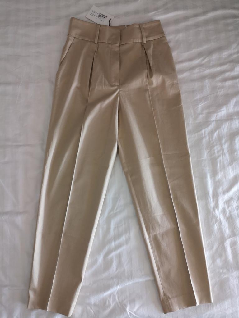 Vanilia - Broek - Beige - Maat 36 - Nieuw met prijskaartje, Vanilia, Beige, Nieuw, Ophalen of Verzenden