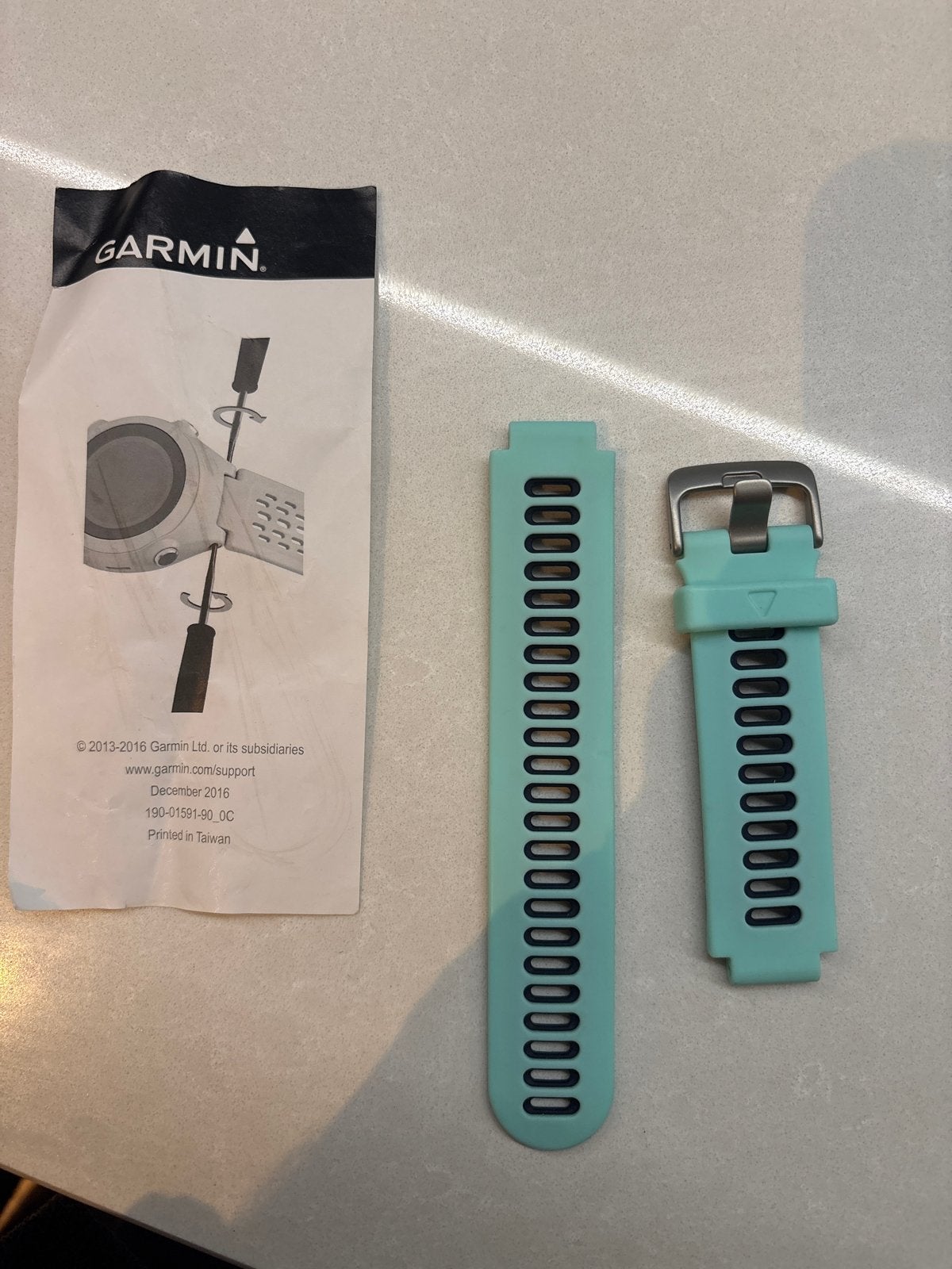Garmin horlogebandje - ongebruikt, Ophalen of Verzenden, Waterdicht, Nieuw, Groen