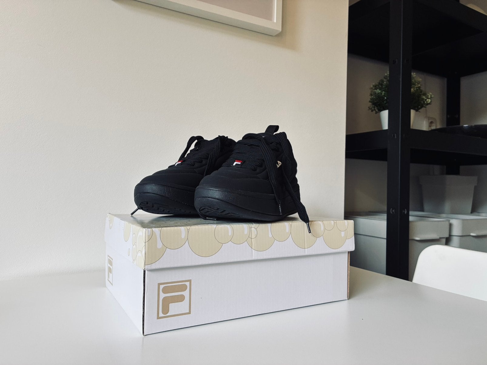 FILA sneakers laag 'Superbubble' - zwart - maat 39 (38,5*), Zwart, Nieuw, Ophalen of Verzenden, Sneakers of Gympen