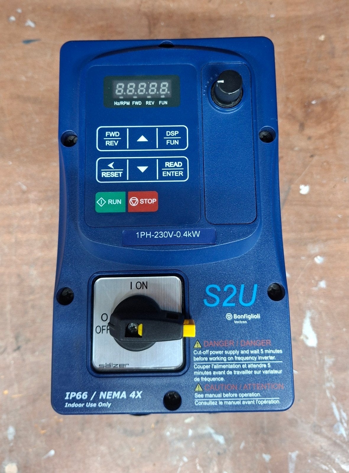 Bonfiglioli Vectron S2U Frequentieomvormer 0.4kW IP66, Ophalen of Verzenden