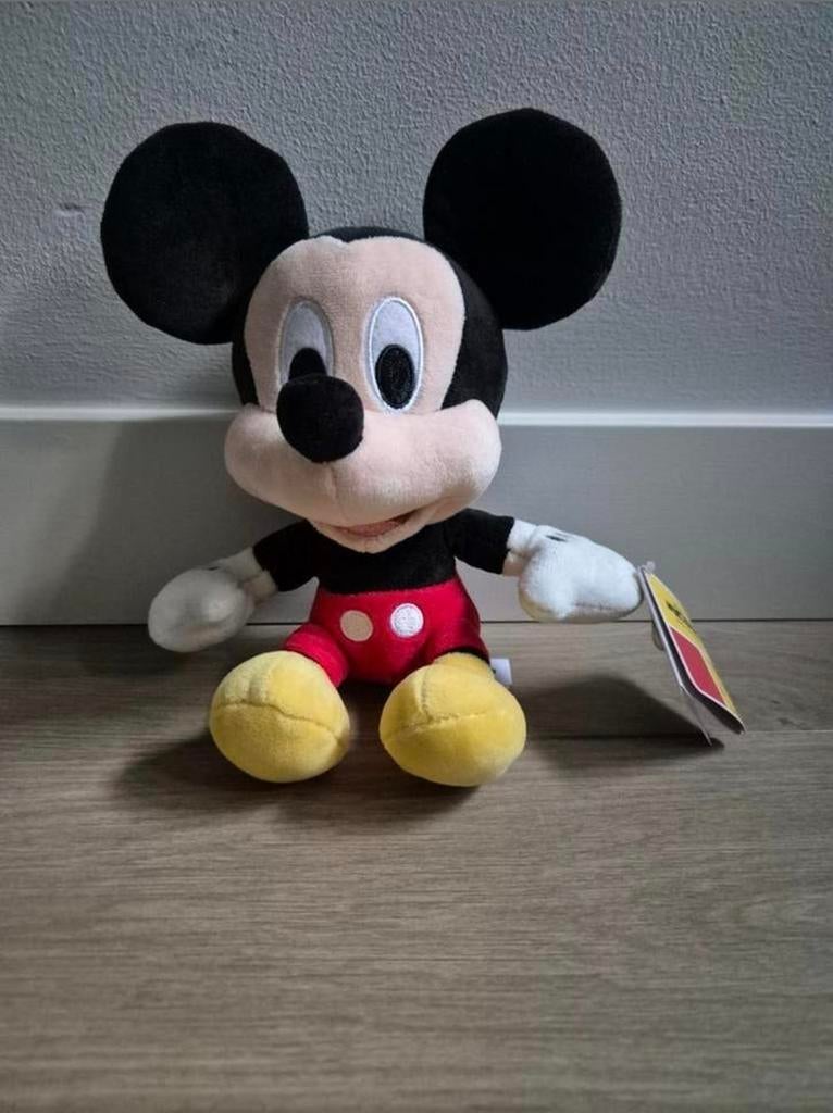 Disney Mickey mouse knuffel nieuw met kaartje, Ophalen of Verzenden, Nieuw, Overige typen