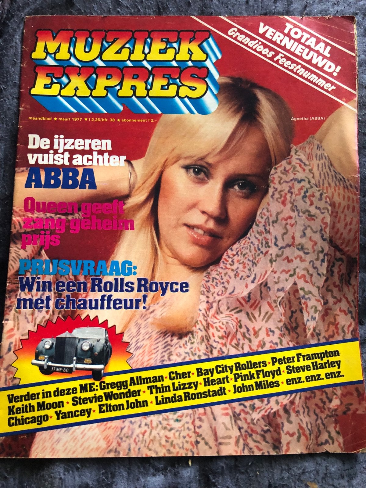 Muziek Expres - Maart 1977 - ABBA, Queen, Pink Floyd, Boeken, Ophalen of Verzenden, Gelezen