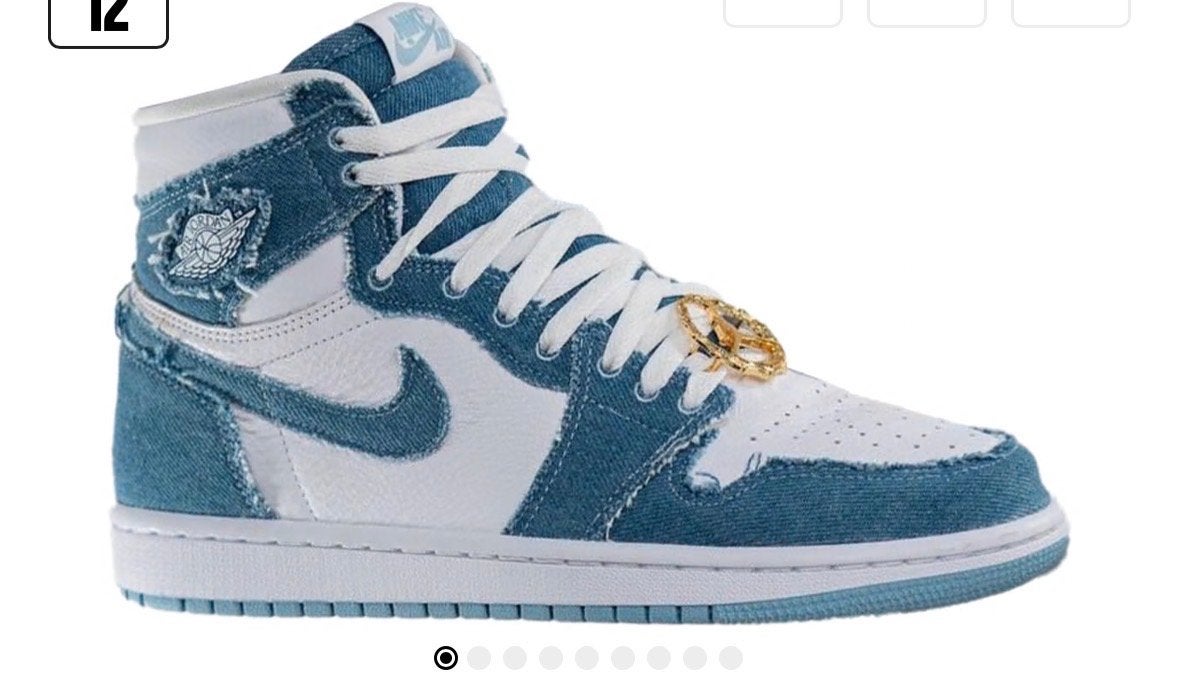 Nike Air Jordan 1 High OG 'Denim' sneakers, Kleding | Dames, Schoenen, Ophalen, Nieuw, Blauw, Sneakers of Gympen