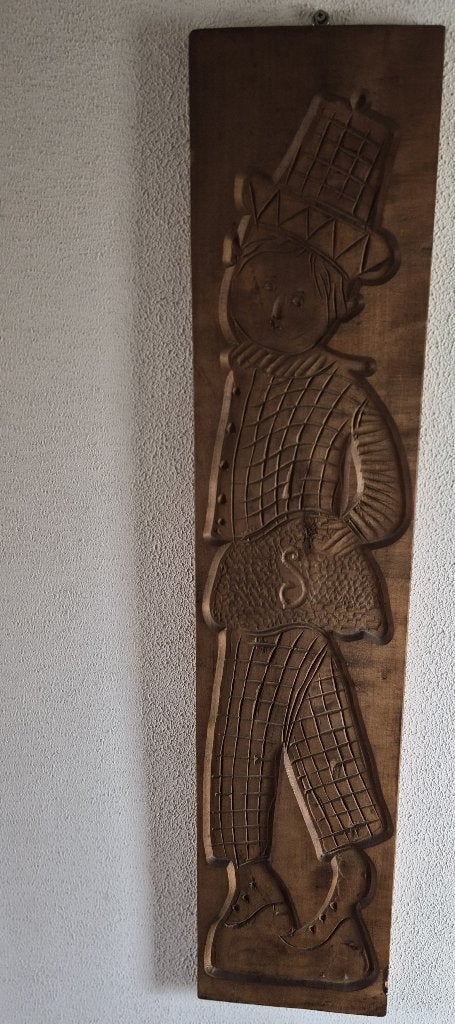 Houten wanddecoratie (Speculaasplank), Ophalen
