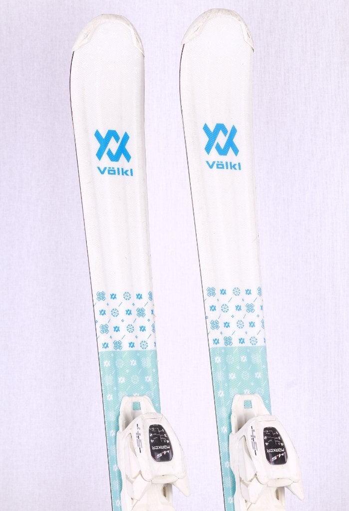 110 cm kinder ski's VOLKL FLAIR JR 2023, white/blue, Overige merken, Gebruikt, Verzenden, 100 tot 140 cm