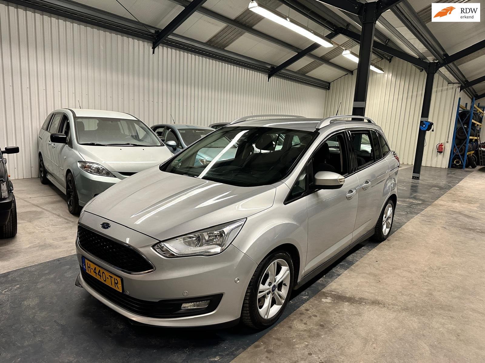 Ford Grand C-Max 2.0 TDCi Titanium 7 PERSOONS/AUTOMAAT/NAVI/, Auto's, Euro 6, 4 cilinders, 150 pk, 1505 kg