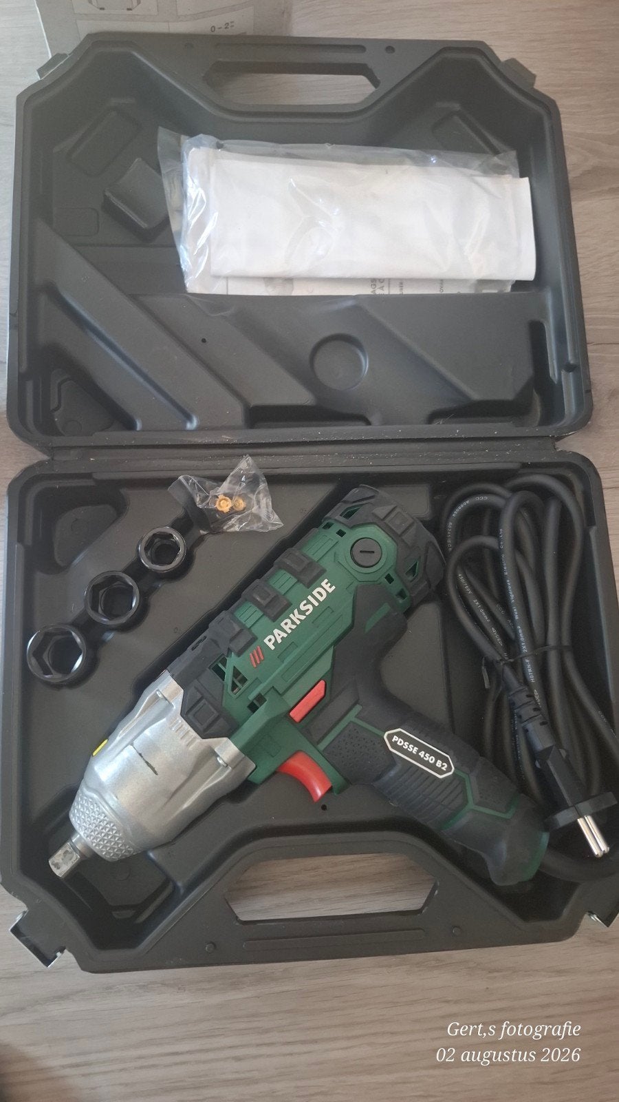 Parkside Moeraanzetter PDSE 450 B2 - Zo goed als nieuw, Ophalen of Verzenden, Nieuw