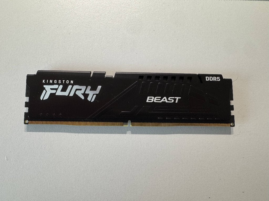 Kingston Fury Beast DDR5 16GB 5200MHz CL36 – Gaming RAM, Ophalen of Verzenden, Zo goed als nieuw, Desktop, DDR5
