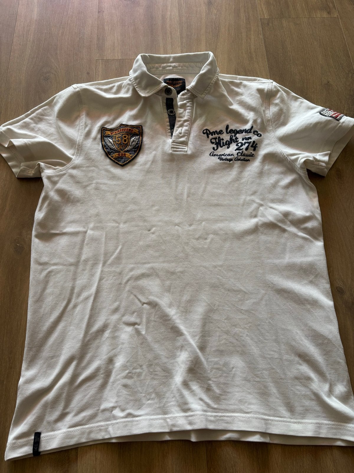 PME Pall Mall polo maat M - Nauwelijks gedragen, Ophalen, Zo goed als nieuw, Maat 48/50 (M), Beige