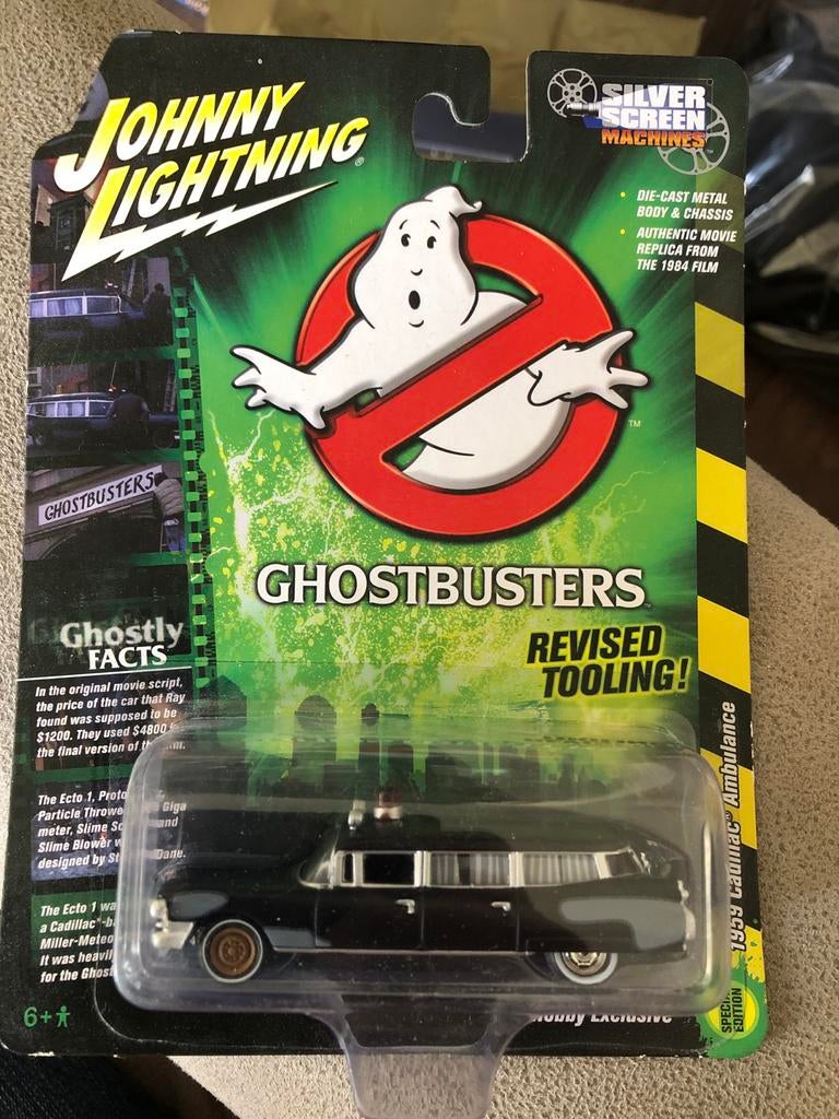 Johnny Lightning Ghostbusters Ecto-1 Cadillac Ambulance, Ophalen, Nieuw, Auto