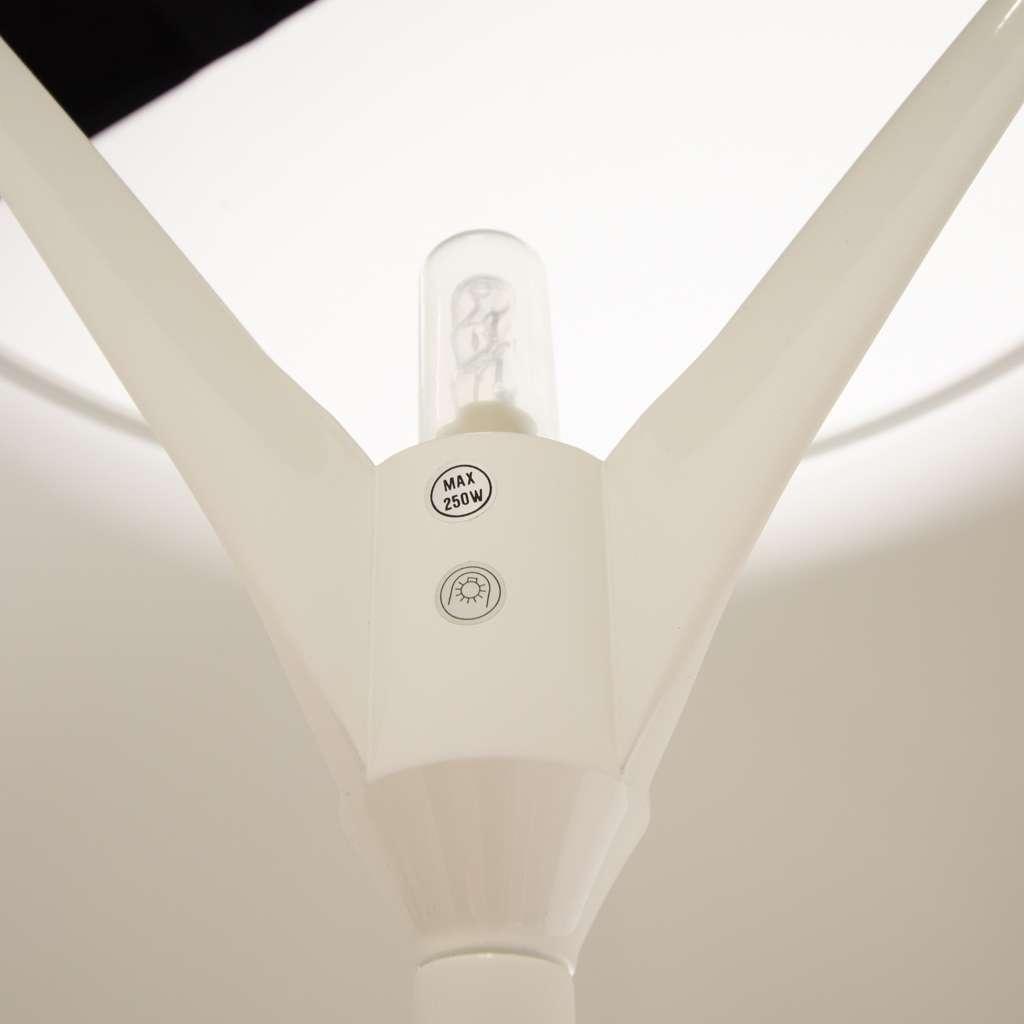 1x Flos Spun Staande Lamp Wit Aluminium, Huis en Inrichting, Lampen | Vloerlampen, Niet ingevuld, Niet ingevuld, Zo goed als nieuw