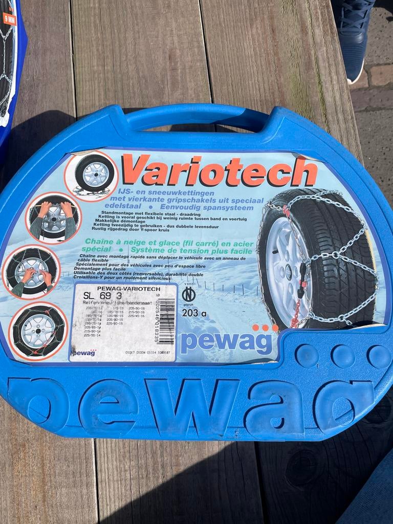 Pewag Variotech SL 69 3 Sneeuwkettingen - Nieuw, Auto diversen, Sneeuwkettingen, Ophalen, Zo goed als nieuw