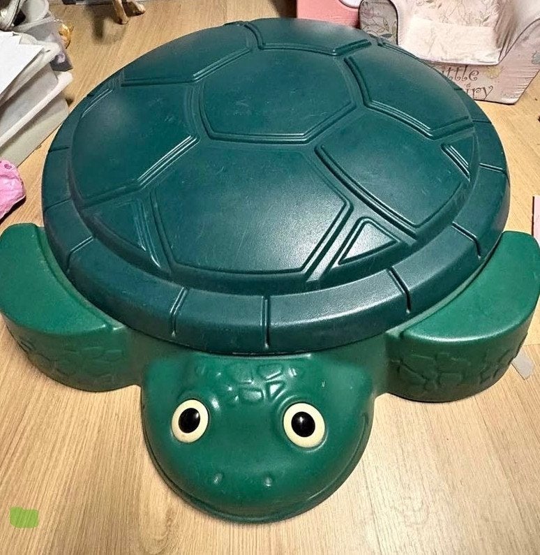Little Tikes Schildpad Zandbak - Groen, Kinderen en Baby's, Speelgoed | Buiten | Zandbakken, Ophalen, Gebruikt